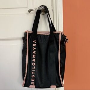 Black & Pink Tote Bag